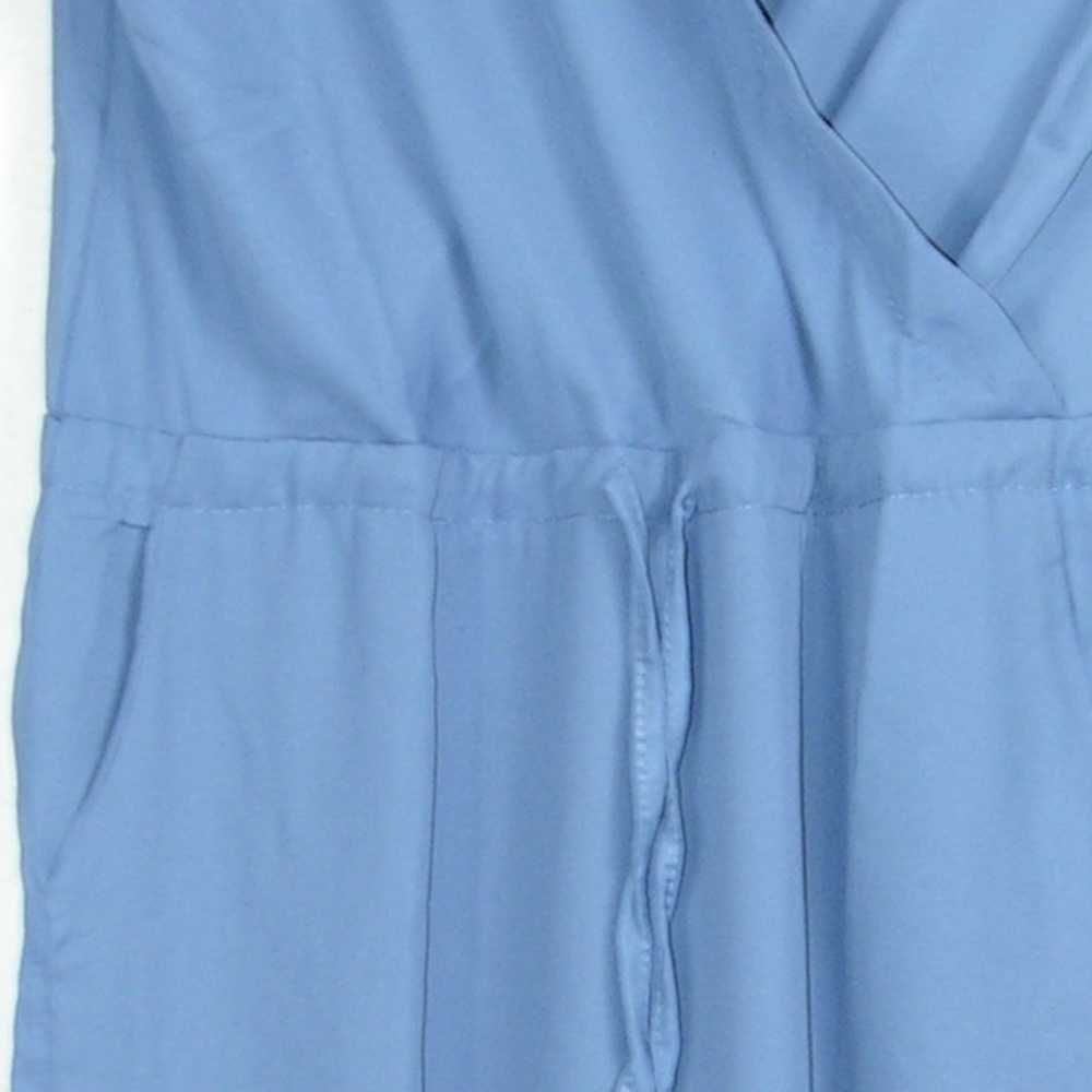 LAST ONE! Trendy Short Sleeve Jumpsuit w/ Pockets - Picture 6 of 8